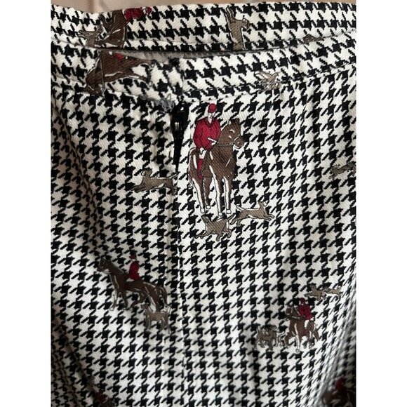 Vintage Talbots Equestrian Horse cotton Pencil Skirt - Picture 5 of 7
